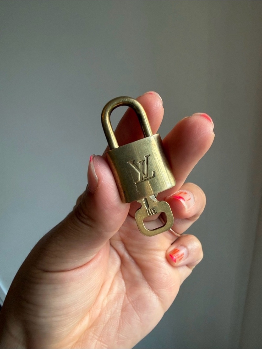 Authentic Rare Louis Vuitton Lock and Key #319